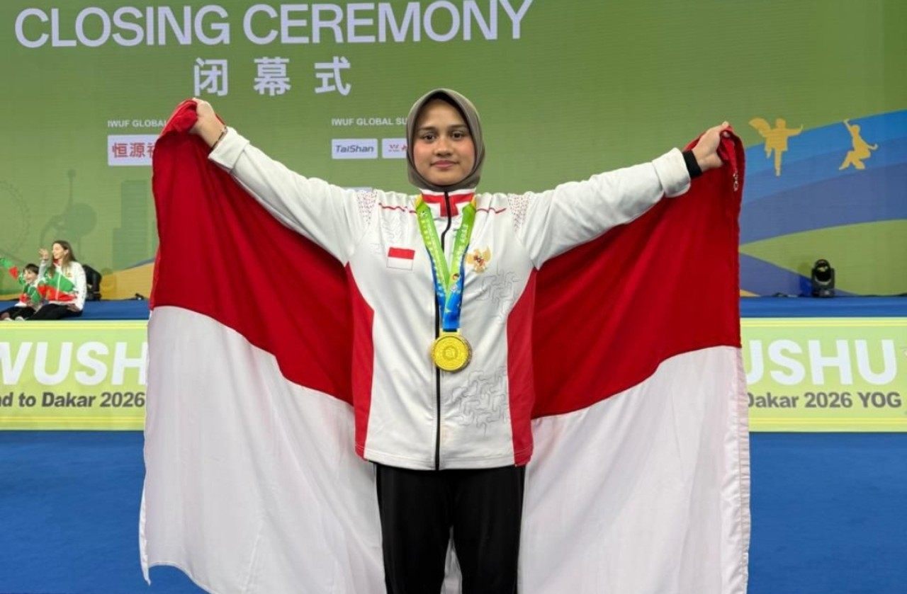 Auna, Pelajar SMA Khadijah, Sabet Emas World Junior Wushu Championship 2026