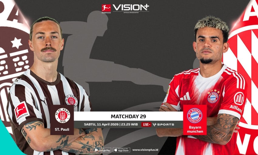 Duel Menarik Bundesliga 2025/26 Tayang Live di VISION+