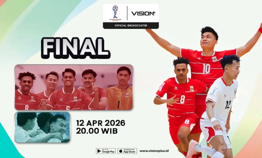 Indonesia vs Thailand di VISION+