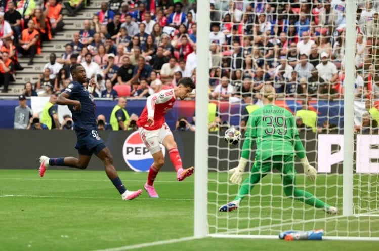 Arsenal Ungguli PSG 1-0 di Babak Pertama Final Liga Champions