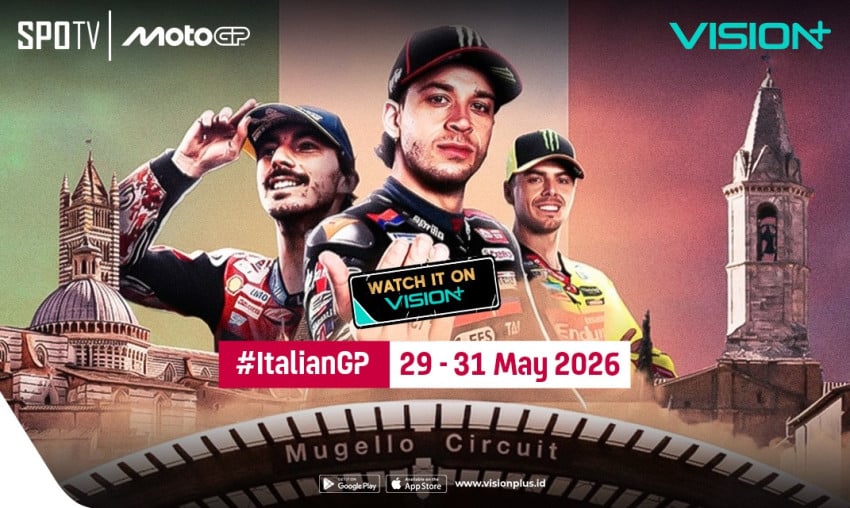 Sprint Race hingga Main Race Live di VISION+