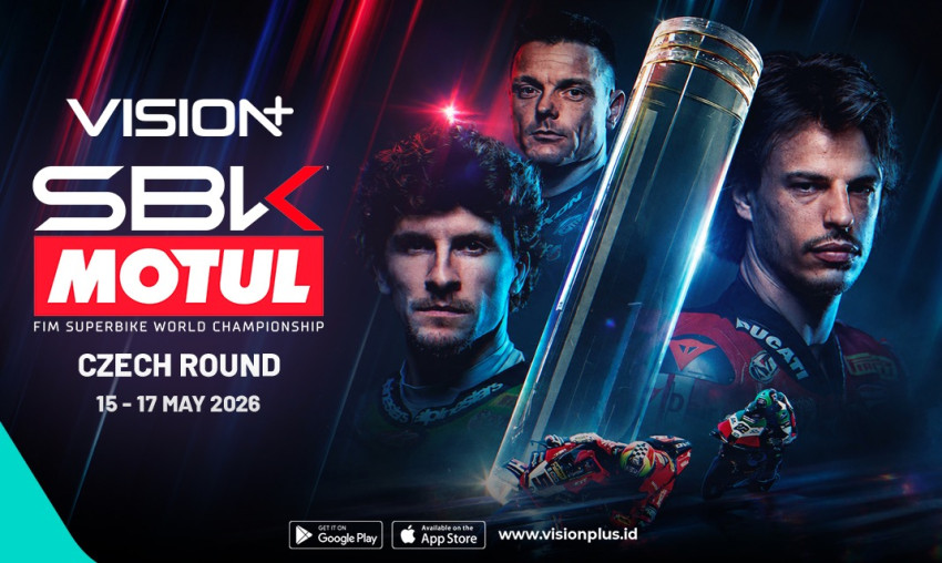 Jadwal WorldSBK 2026 Seri Ceko, Duel Panas Para Rider Dunia Tayang Live di VISION+