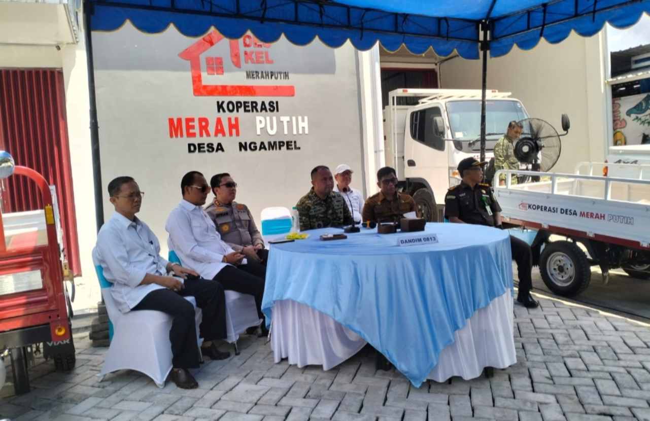 Presiden RI Prabowo Subianto Resmikan 1.061 KDKMP Serentak, Kodim 0813 Bojonegoro Gelar Zoom