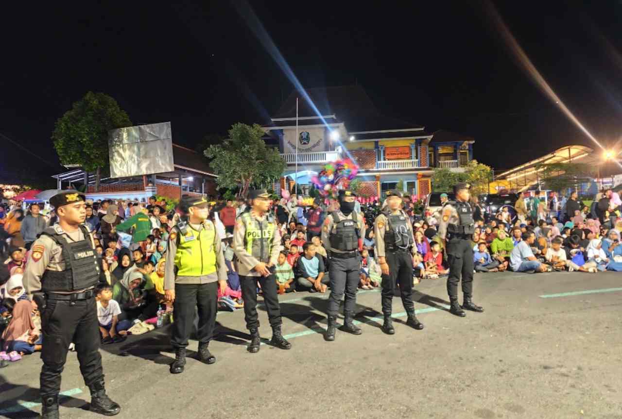 Polres Magetan Siagakan Ratusan Personel, Malam Takbir Idul Adha 1447 H Berlangsung Aman dan Kondusif