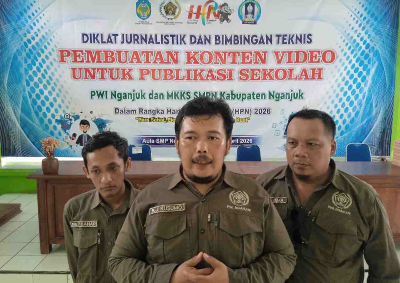 Bupati Marhaen Apresiasi Diklat Jurnalistik PWI Nganjuk, Dorong Guru Kuasai Konten Digital