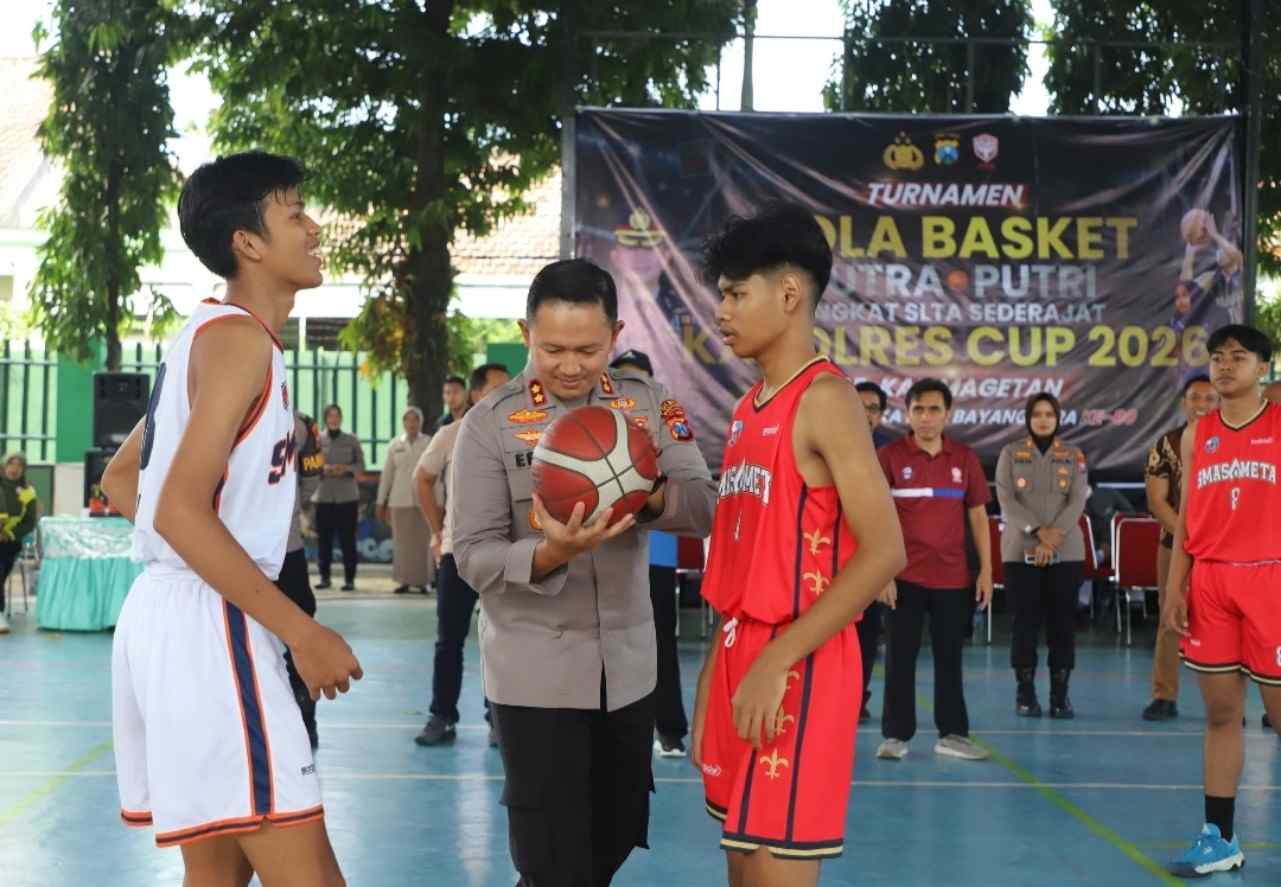 SMADA dan SMANTI Juara, Final Basket Kapolres Cup 2026 Magetan Berlangsung Sengit