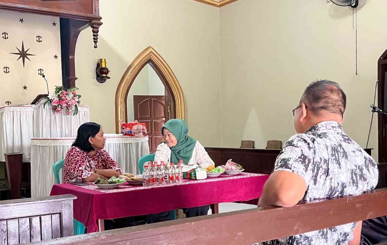 Kundapil di GKJW Mutersari Jombang, Wiwin Sumrambah Serap Aspirasi