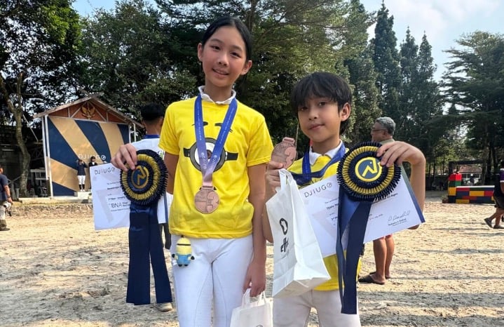 Atlet Berkuda Narantraya Jeihan Widjaya Naik Podium, Sabet Posisi Tiga Djiugo Next Adventure 2026