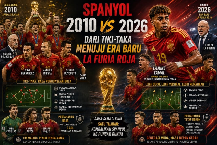 Dari Tiki-Taka Menuju Era Baru La Furia Roja