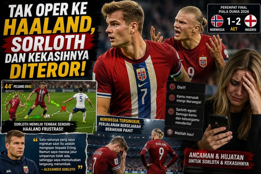 Tak Oper ke Haaland, Sorloth dan Kekasihnya Diteror
