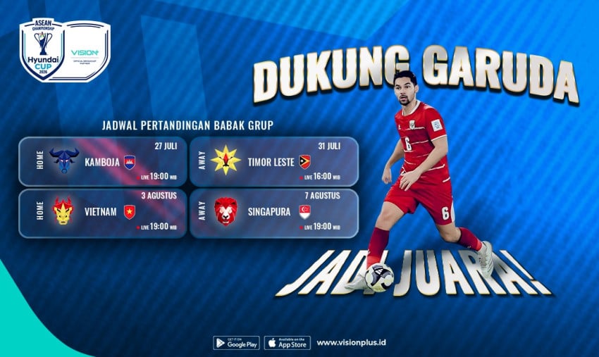 Timnas Indonesia vs Timor Leste, Nonton ASEAN Hyundai Cup 2026 di VISION+