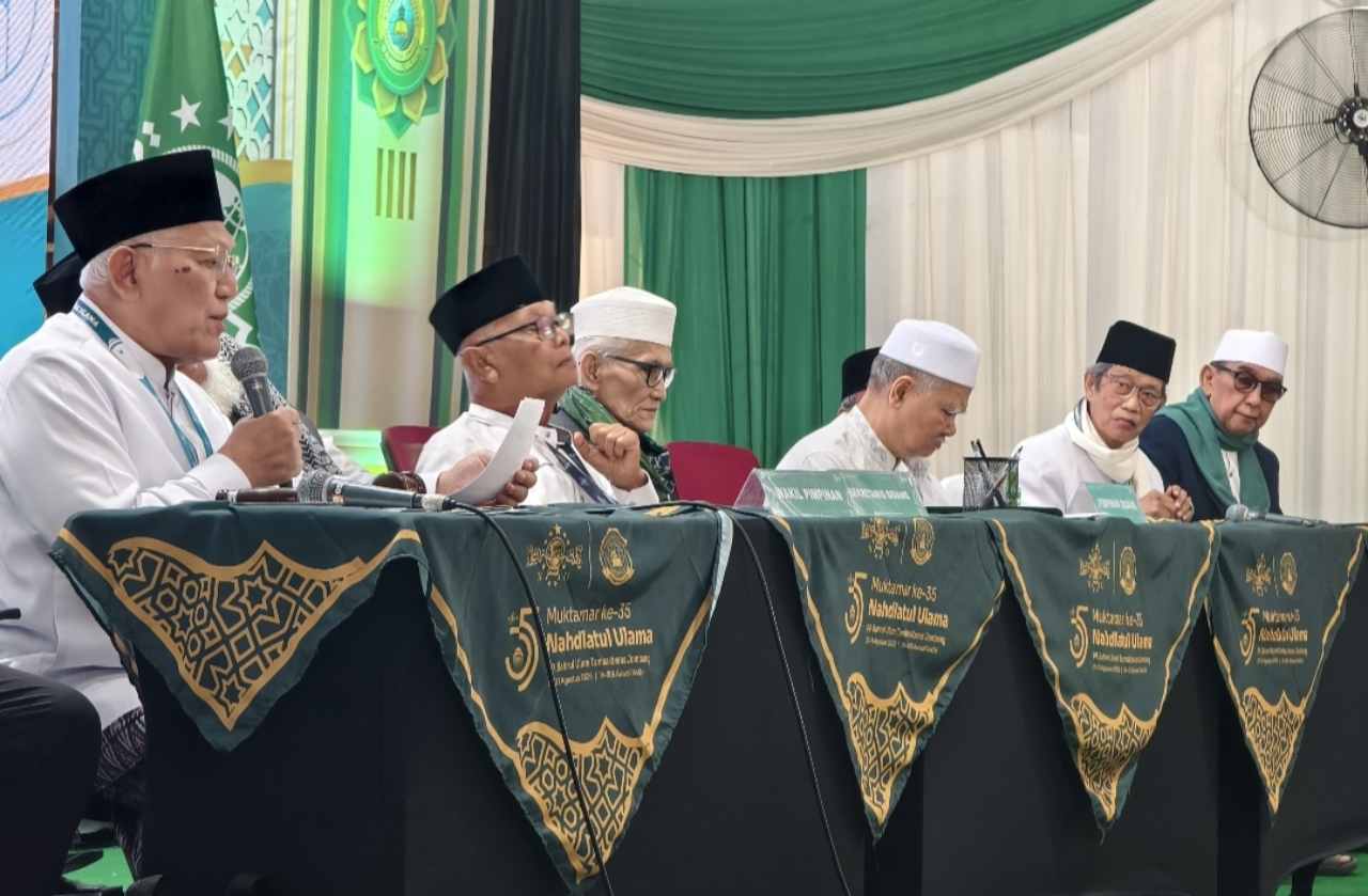 Gus Kikin Bacakan Kontrak Jam’iyyah, Tegaskan Komitmen Pimpin PBNU 5 Tahun ke Depan