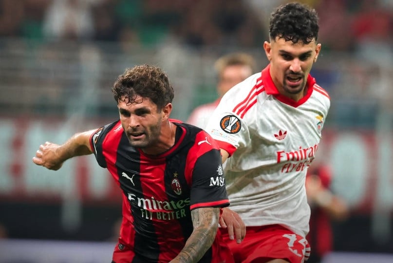 AC Milan Takluk 0-2 dari Benfica
