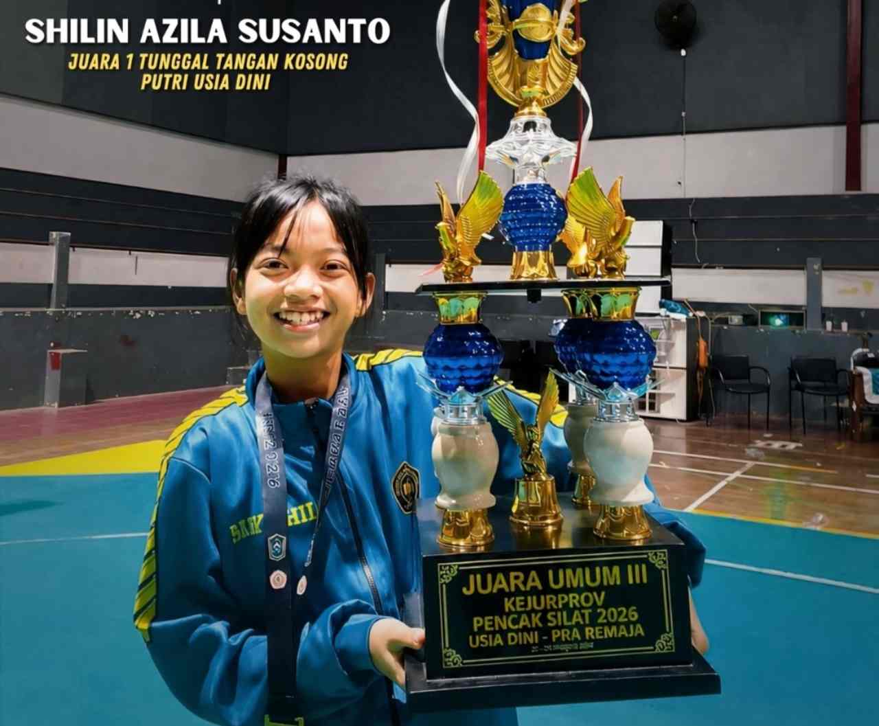 Shilin Azila Pelajar SDN Citrodiwangsan 02 Sabet Juara I Pencak Silat Kejurprov 2026