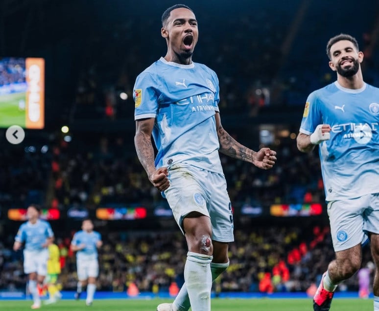 Manchester City Hancurkan Norwich 5-0 di Piala Liga Inggris