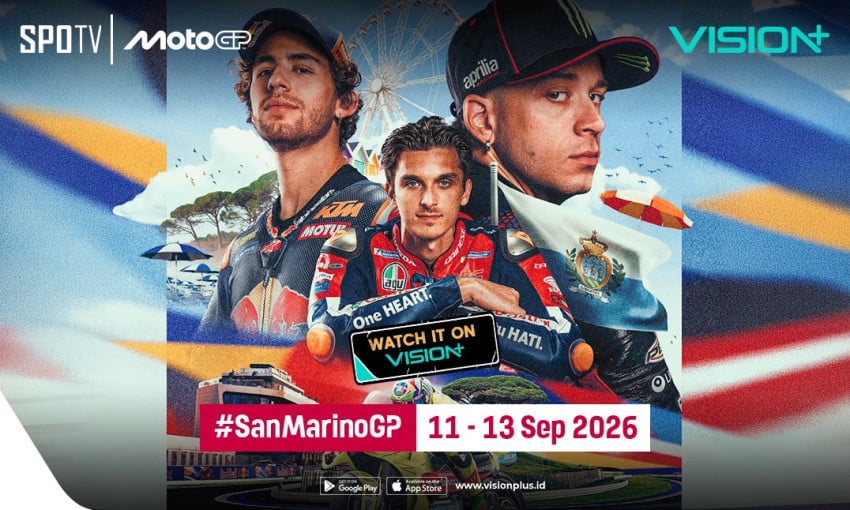 MotoGP Bergulir Lagi Minggu Ini, Catat Jadwal Sprint dan Race di VISION+