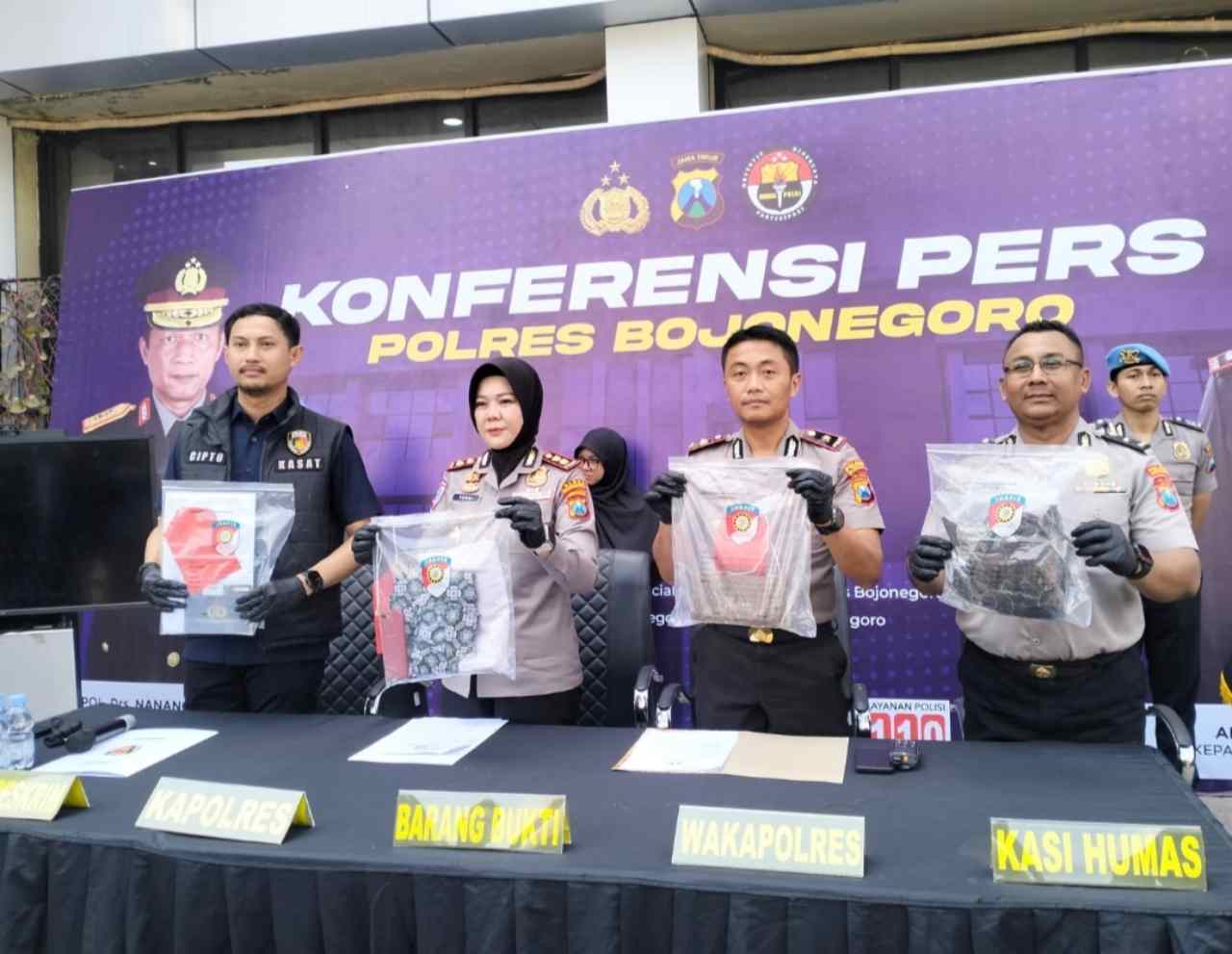 Polres Bojonegoro Ungkap 4 Kasus Pidana Umum dan Pembunuhan Ibu Kandung