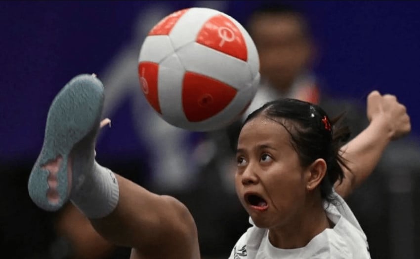 Sumaya Persembahkan Perak Pertama Indonesia dari Teqball Asian Games 2026