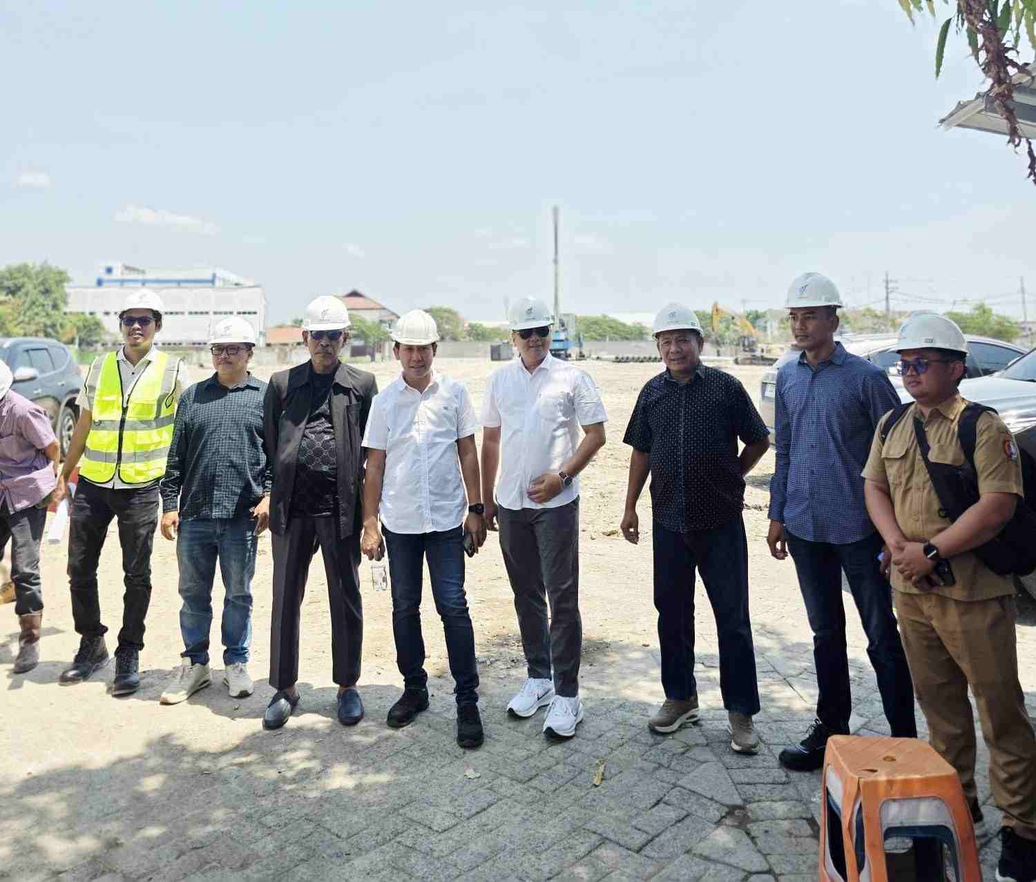 Pantau Pemasangan Pancang Pasar Kota Bojonegoro, Komisi D DPRD Minta Jaga Mutu dan Tepat Waktu