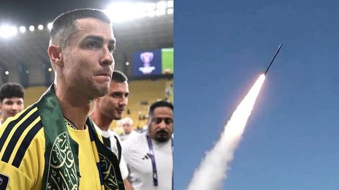 Ronaldo Kibarkan Syal Arab Saudi Buntut Ancaman Rudal di Riyadh